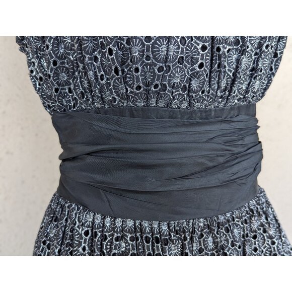 💜✨Vintage Betsey Johnson Black and Silver Lace Dress - Picture 6 of 15